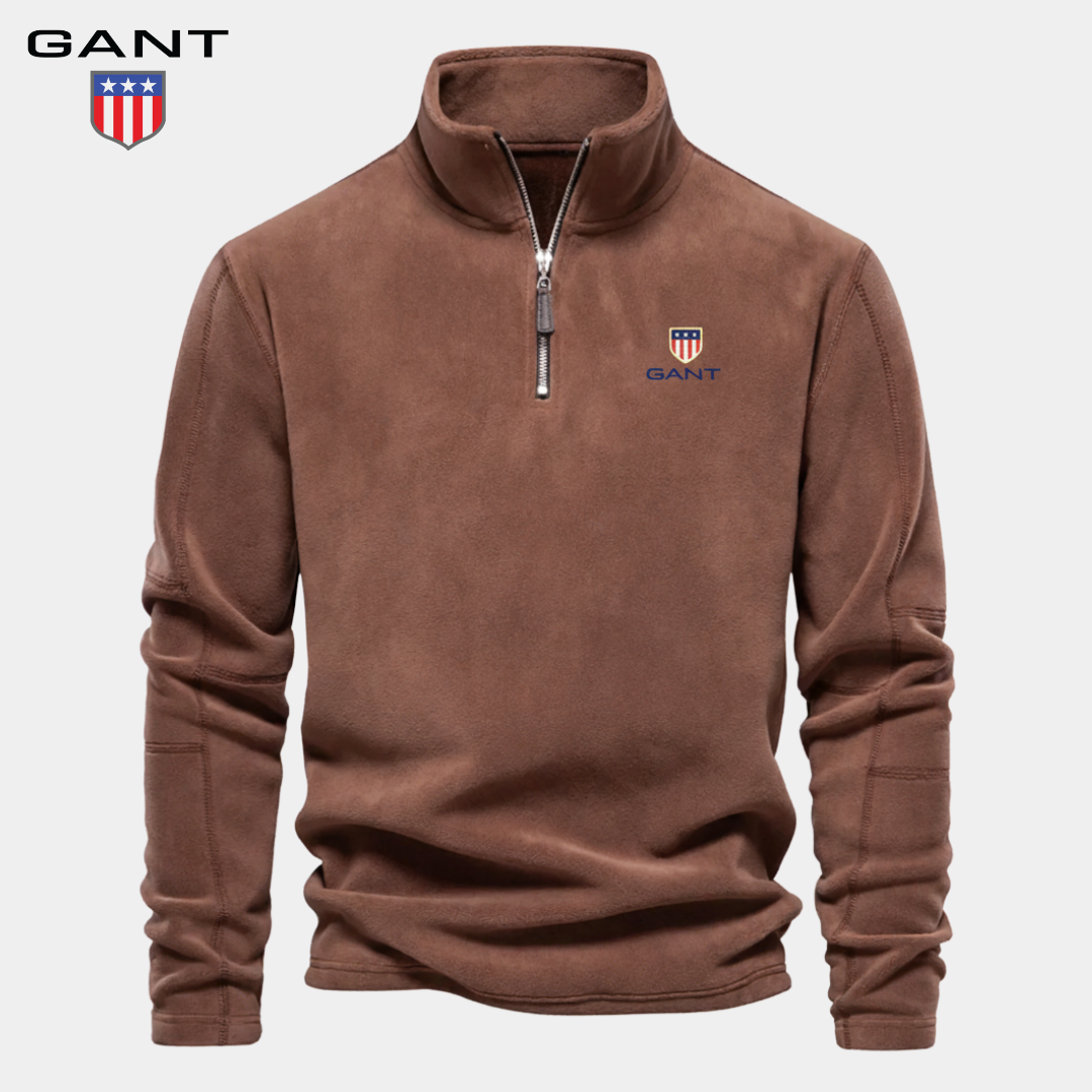 GANT™ Half Zip Cotton Sweatshirt