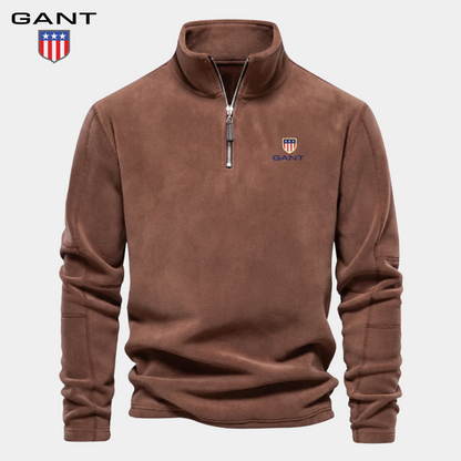 GANT™ Half Zip Cotton Sweatshirt