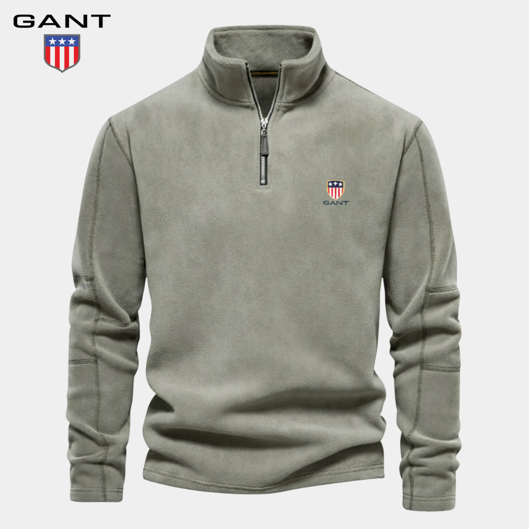 GANT™ Half Zip Cotton Sweatshirt