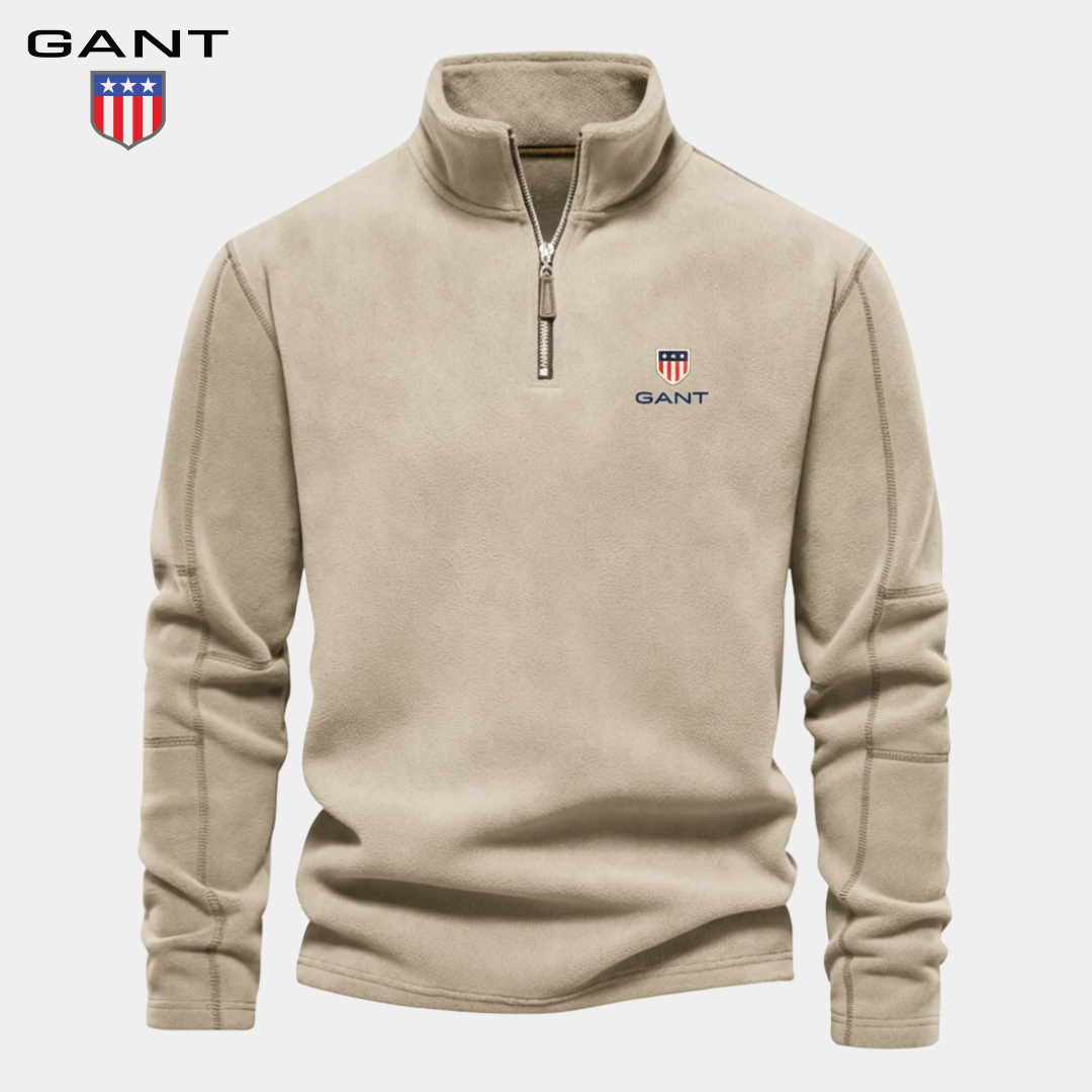GANT™ Half Zip Cotton Sweatshirt