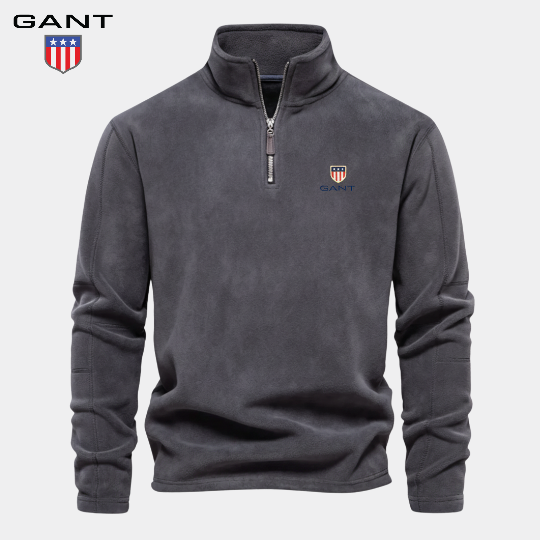 GANT™ Half Zip Cotton Sweatshirt