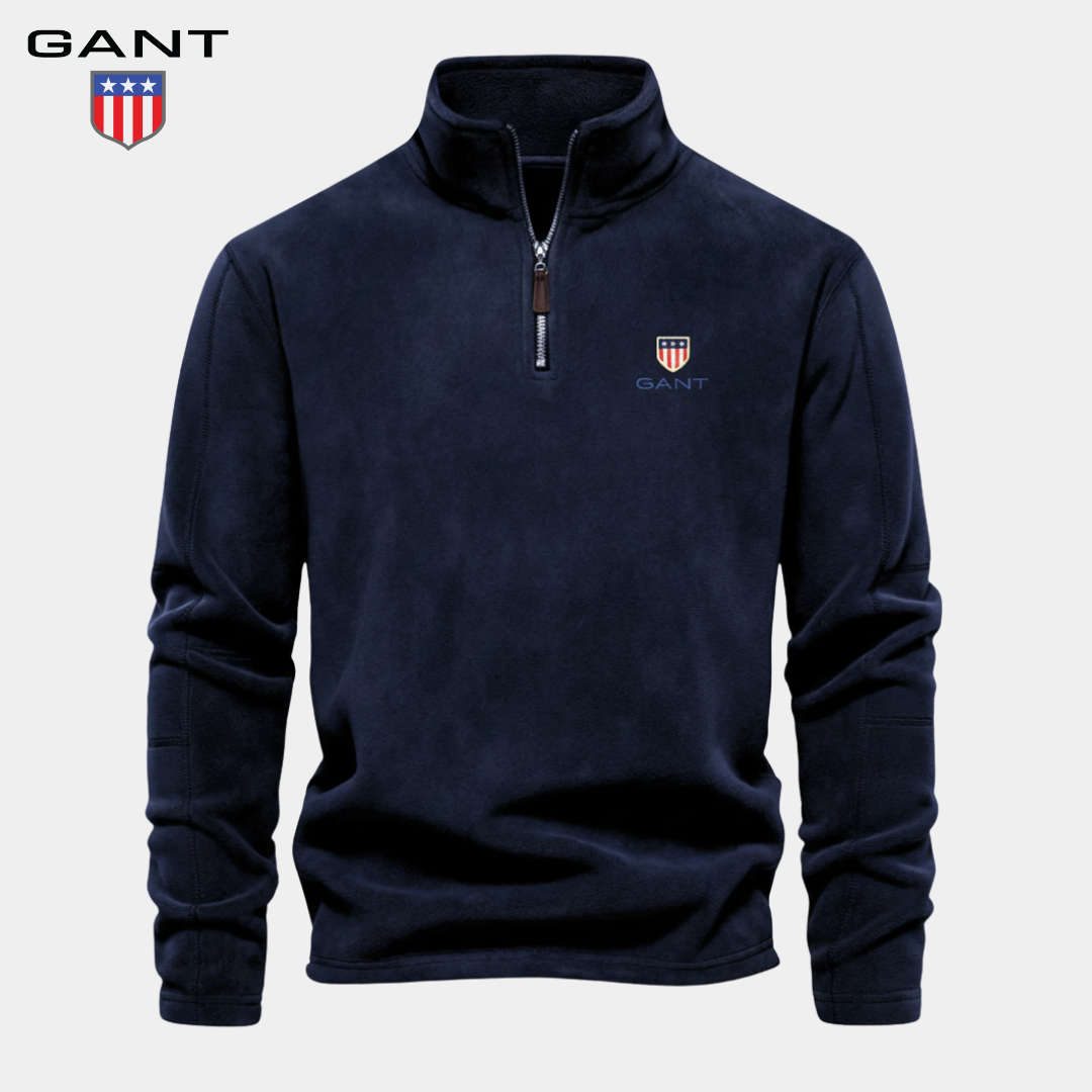 GANT™ Half Zip Cotton Sweatshirt